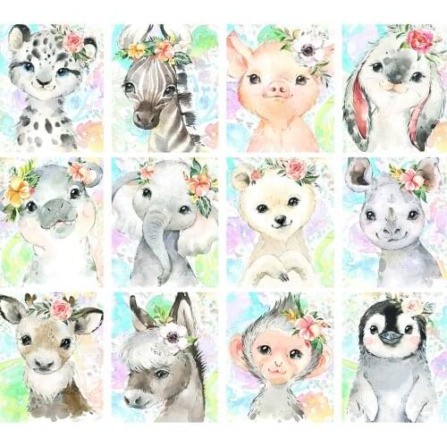 5D Diamond Painting Kits for Adults DIY Diamonds Art Kits Full Round Drills Flower Animal Paint with Diamonds for Home Decor