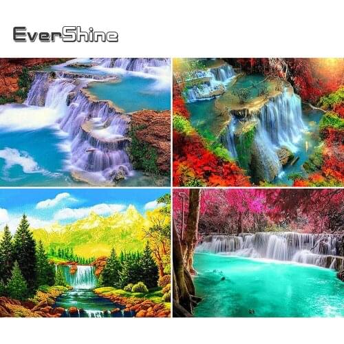 Evershine DIY Diamond Mosaic Sale Landscape Diamond Embroidery Full Square Scenery Rhinestones Pictures Diamond Art Home Decor