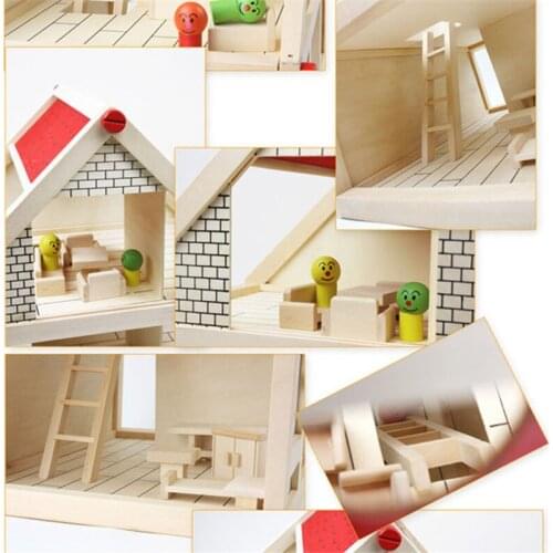 Building Blocks Three-dimensional Villas Disassembly and Assembly Puzzle Building Blocks Early Education Educational Toys