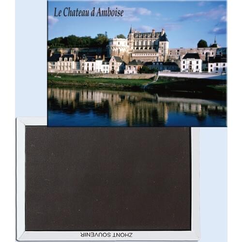 Le Chateau d Amboise, France, Magnetic refrigerator stickers, tourist souvenirs, small gifts 24809