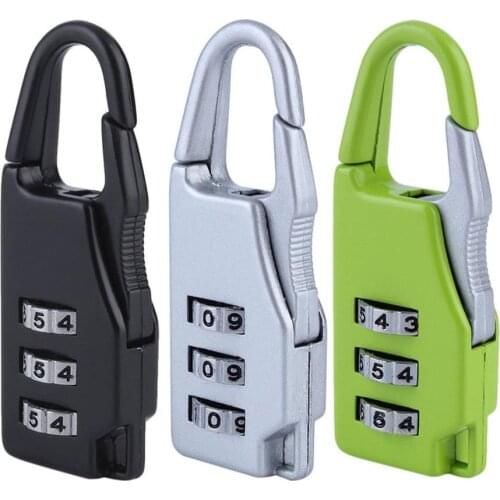 Mini Dial Digit Number Code Password Travel Suitcase Luggage Bag Code Lock Security Travel Safe Lock for Padlock Luggage Lock