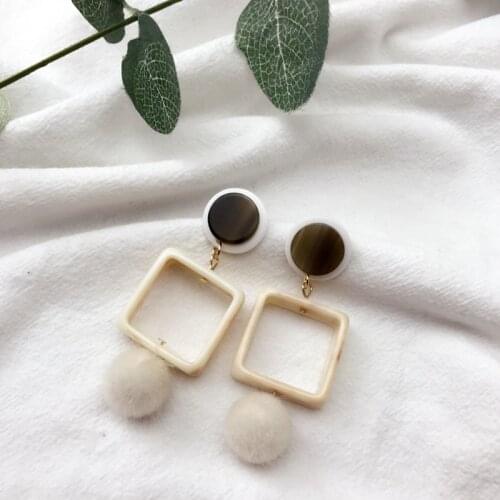 AB - 139 fashion jewelry earring lint warm fashionable joker Europe and the United States, Japan and South Korea