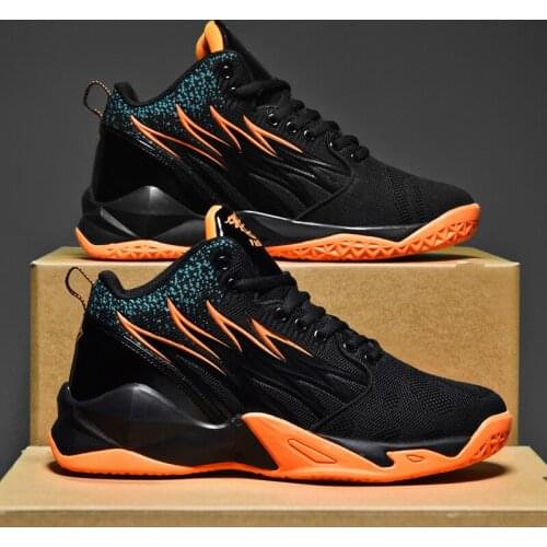 Mens Basketball Shoes Ankle Boots Breathable Womens Sports Shoes Couple High-Top Basketball Ayakkabi Basket Homme Casual Shoes