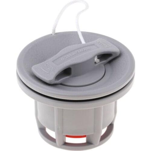 8 Holes Inflatable Boat Air Valve River Raft Dinghy Kayak Canoe Air Valve Adapter Cap Double Seal Leak Protection PVC Accessory