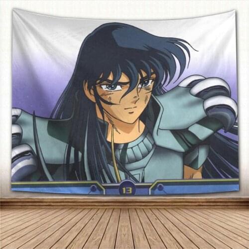 New De Saint Seiya Wall Hanging Tapestry Home Party Decorative Tapestries Photo Background Cloth Table Cloth Wall Tapestry