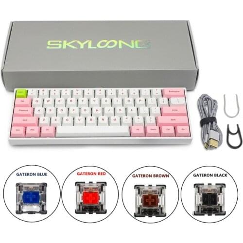 SK61 Custom RGB Optical Switch Mechanical Keyboard PBT DYE Sublimation keycap Hot Swapping Socket USB Wired Gaming Keyboard XJ65