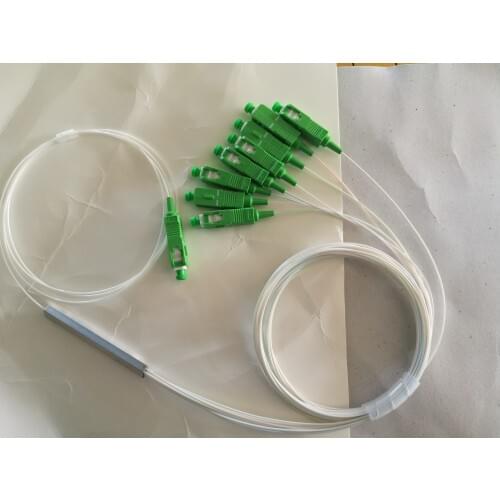 10pcs SC/APC 1x8 Fiber optical Splitter High Quality 1m Mini Module SC/SC FTTH Fibre Splitter SC Single Mode