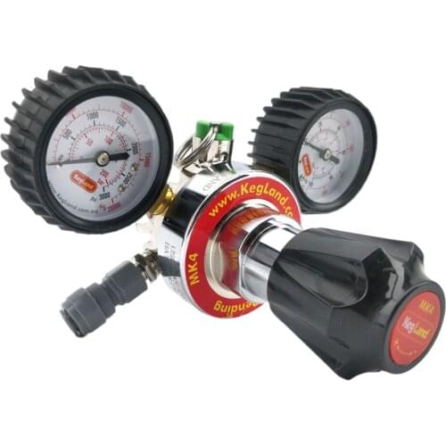 CO2 GAS REGULATOR MK4 DUAL GAUGE MULTI GAS - TYPE 30