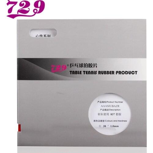 RITC 729 Friendship Provincial 837 long Pips-Out Table Tennis PingPong Rubber with Sponge H38 1.0mm