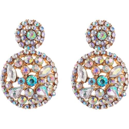 AB Rhinestone earrings studs