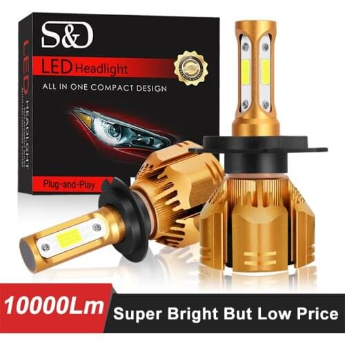 LED Car Headlight Bulbs H1 H3 H4 LED H7 H11 HB3 9005 HB4 9006 H13 9004 HB1 9007 HB5 9012 HB2 10000LM Auto Fog Light Lamp 60W 12V