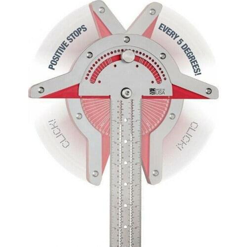 Woodworking Edge Ruler Metal Angle Protractor Stainless Steel Carpentry Angle Tool Accessories Finder Two Arms Measure Tool