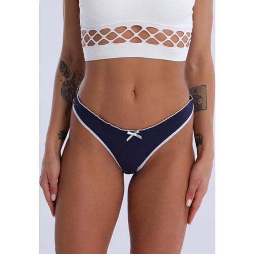 Womens G-String Soft Lingerie Panty Underwear Women Solid Color Briefs Sexy Cotton Panties Comfort Female Underpants Thong