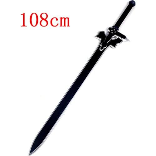 108cm Sword Art Online Elucidator sword Weapon Cosplay Sword 1:1 Anime Ninja Knife PU Weapon Prop