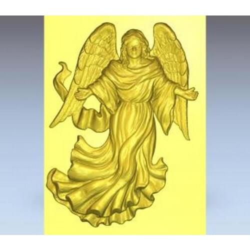 3d model relief for cnc in STL file Angel_10
