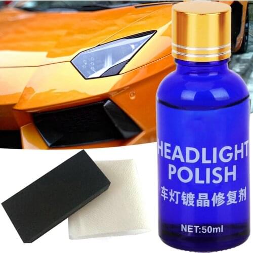 50ML Car Headlight Repair Coating Solution Repair Kit Oxidation Auto Rearview Coating Headlight Polishing Anti-scratch Liquid