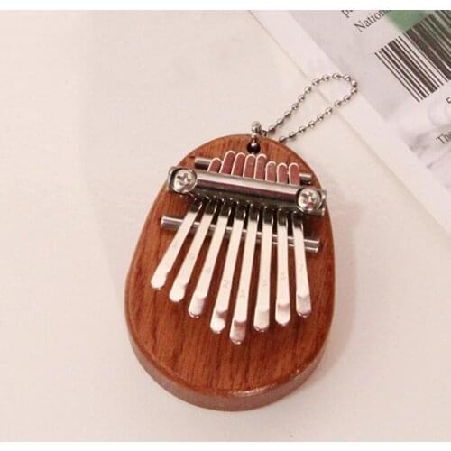 Thumb Piano 8-Tone Mini Kalimba Finger Piano Portable Music Instrument African Thumb Whole Board Wood Kalimba Piano Best Gift