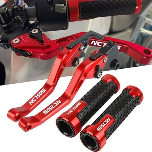 For HONDA NC750S NC750 S 2016 2017 2018 2019 CNC Motorcycle Brake Clutch Levers Mootorbike NC 750S 7/8'' 22MM Handle bar grips