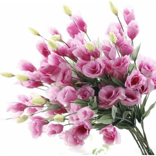 Wedding Artificial flowers Bouquet 7 Heads Silk simulation Flower Home Hotel Decoration Fake Flower Valentines Day present 79cm