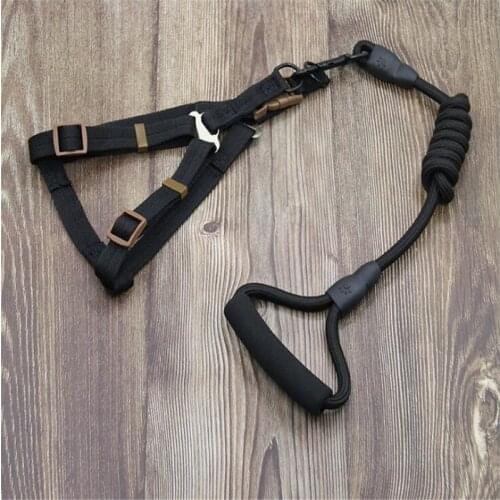 Classic combination dog leash Nylon Pet Leash for dog & cat Running or Training Collar and Harness