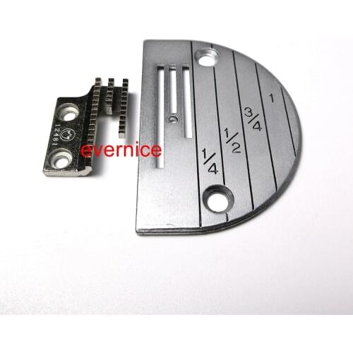 Feed Dog + Needle Plate For Consew 30 Brother Db745 Juki Ddl-227, Ddl-555 5550N