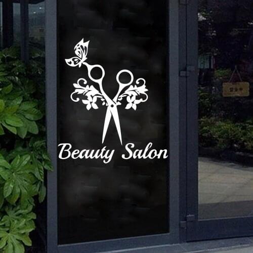 Creative Wall Sticker For Beauty Salon Barber Shop Decoration Stickers Murals Home Decoration Vinyl Wall Decals