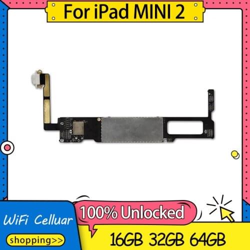 3G Version Motherboard For iPad Mini 2,100% Unlocked Disassemble Logic Main Board For iPad Mini 2 Motherboard