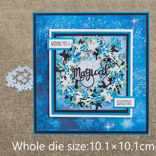 New Design Craft Metal Cutting Die die cuts snowflake star grass round scrapbooking Album Paper Card Craft Embossing die cuts