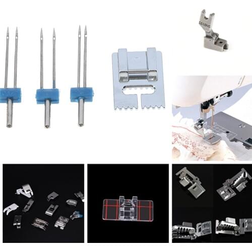 Domestic Sewing Machine Accessories Presser Foot Feet Kit Set Hem Foot Spare Parts For Brother Singer Janome