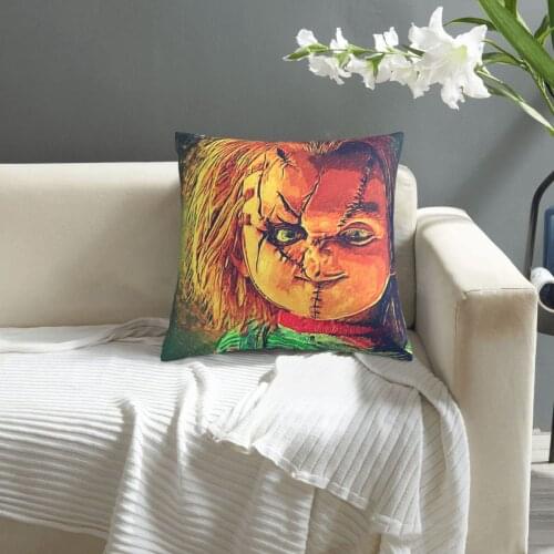Chucky pillowcase printed cushion cover sofa waist pillow pillow cover