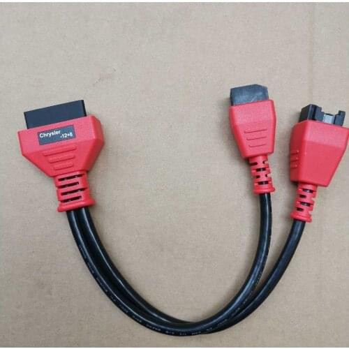 Original 12+8 pin for Autel Adaptor MaxiSys for Chrysler Elite/ MS908/ MS908P/ MS908S Pro 12pin 8pin