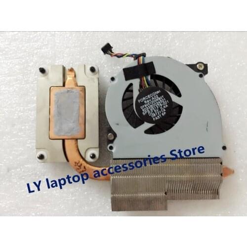 For HP EIiteBook 2560P 2570P original laptop CPU Heatsink & Fan Radiator & Fan 651379-001 651378-001