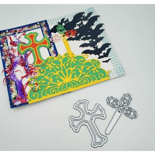 PANFELOU Easter cross metal craft paper die cutting dies Scrapbooking/DIY wedding Easter Embossing mould