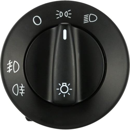 Car Headlight Control Switch Fog Lamp Light Knob Replacement Accessories for VW Bora Golf 4 1998 - 2005 1C0941531A