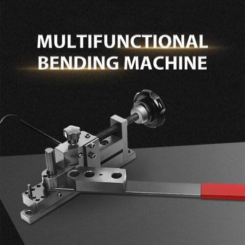 Manual multi-function bending machine small bending machine DIY stainless steel quality bending tool mold pin