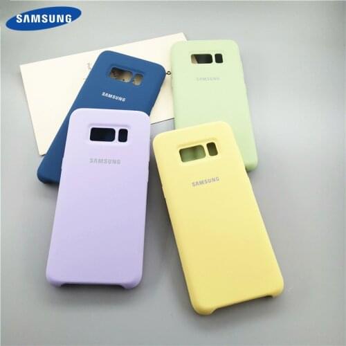 Samsung Galaxy S8 Plus Liquid Silicone Cover Silky Solf-touch Finish shell for S8+ S8 Plus Ofiice Style Case With Retail Boxox