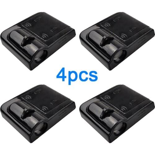 4pcs Universal Car Welcome Light Wireless LED Car Door Courtesy Ghost Shadow Light Lamp Laser Projector Logo Light Car Styling