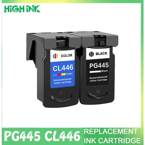 PG-445 CL-446 PG445 CL 446 Compatible PG445XL 445XL ink cartridge for Canon PIXMA MG 2440 2540 2940 MX494 IP2840 printer