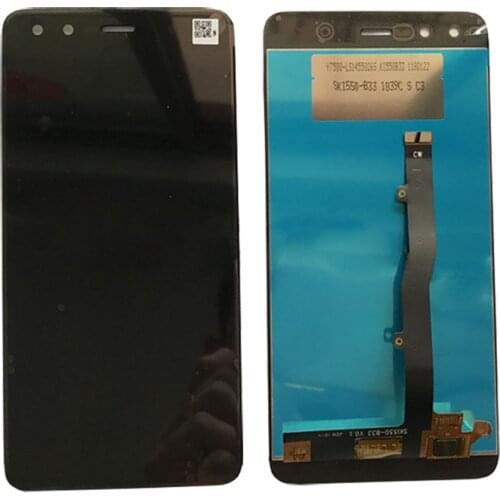 5.5" Black For ZTE Blade A3 2017 A0616 LCD display with touch screen digitizer sensor panel assembly