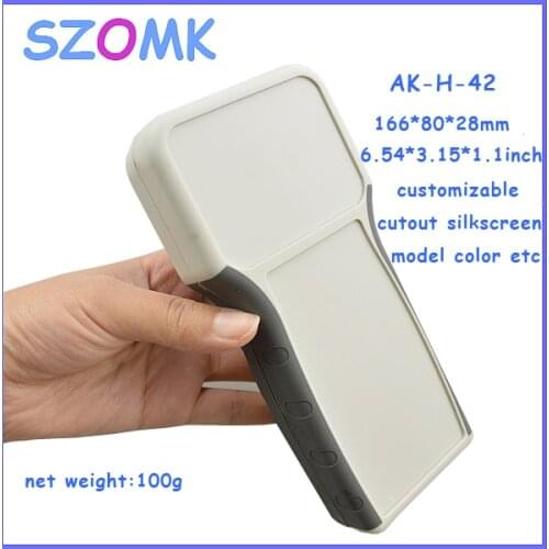 1 piece, electronics plastic outlet enclosures 166*80*28mm inch instrument control boxes, 2015 new handheld plastic enclosure