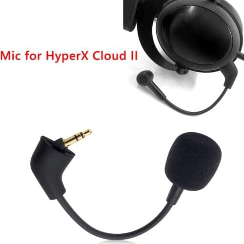 1pcs Replacement Game Mic 3.5mm Microphone Boom for Kingston HyperX Cloud II Gaming Headset Accessories