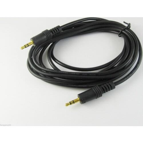 10pcs 10ft 3m 3.5mm 1/8" Male to Male Stereo Audio Extension Cable Cord Speaker Gold