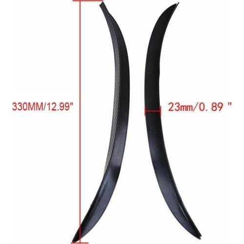 2pcs Soft Car Fender Trim Wheel Eyebrow Arch Decorative Strip Car Tires Flare Extension Wheel Eyebrow Protector Lip Wheel-arch