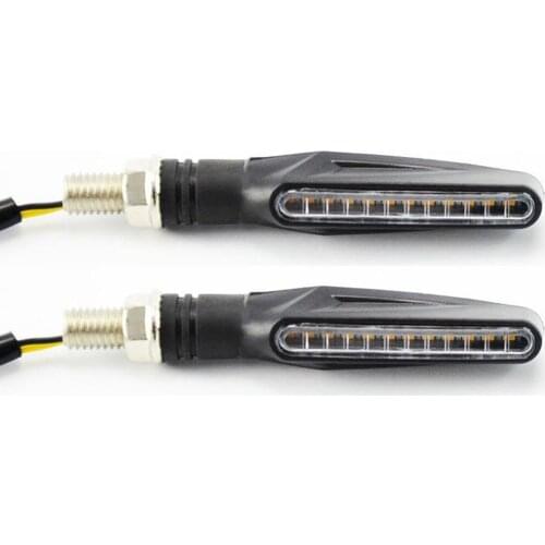 2pcs Universal Motorcycle 12v LED Turn Signal Lights Blinker Front Rear Lights