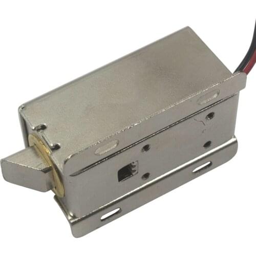 24V Cabinet Door Electric Lock Tongue Down Assembly Solenoid