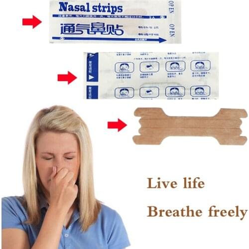 50 Pcs Breathe Right Better Nasal Strips Right Way To Stop Snoring Anti Snoring Strips Easier Better Breathe Health Care