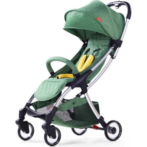 7.8 Playkids Baby Stroller Ultra-light Weight Folding Travel Baby Portable 2-in-1 Stroller On The Airplane