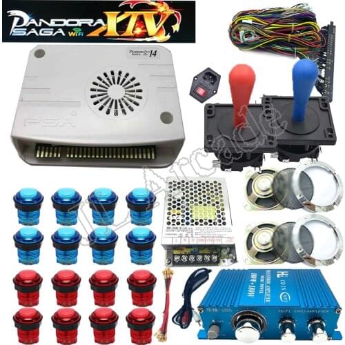 Arcade Version DIY Kit 4800 In 1 Pandora Saga Box 14 3d Wifi Jamma Board PCB Mexico Joystick LED Button for Video Game Console
