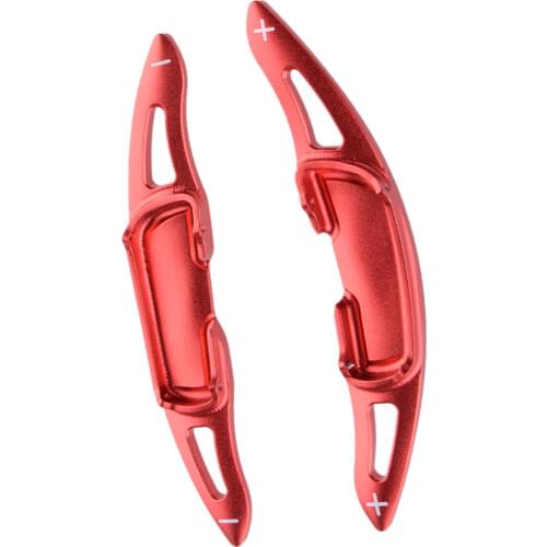 Car 1Pair Red Gear Steering Wheel Shifter Shift Paddle Fit for Mazda 3 6 CX3 CX4 CX5 MX-5 2016 Accessories