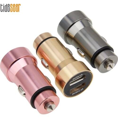 3.4A Car Charger Universal For iPhone Samsung Xiaomi Mobile Phone Adapter in Car Dual USB Fast Car-Charger for Tablet GPS 300pcs
